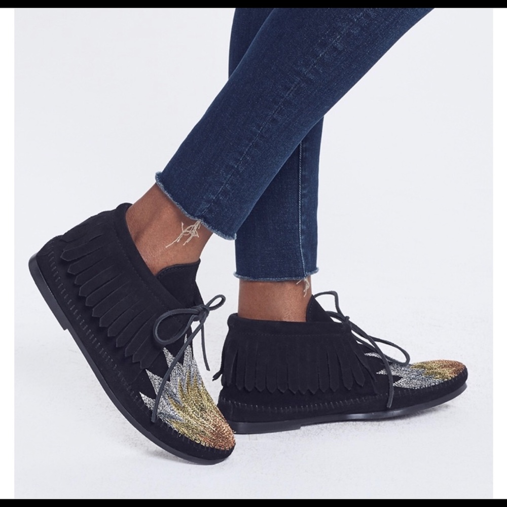 MOTHER x Minnetonka moccasin boot
